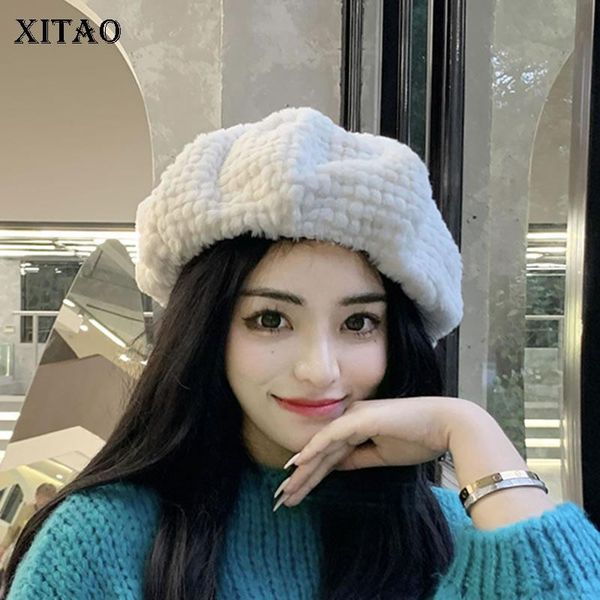 berets xitao fashion plush simplicity solid color winter keep warm women hats casual temperament all-match 2021 wmd4298, Blue;gray
berets xitao fashion plush simplicity solid color winter keep warm women hats casual temperament all-match 2021 wmd4298, Blue;gray