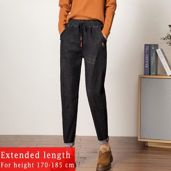 women's jeans woman denim high waist pants 2021 spring plus size loose female trousers extended long for 170-185cm tall women, Blue
women's jeans woman denim high waist pants 2021 spring plus size loose female trousers extended long for 170-185cm tall women, Blue