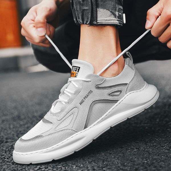 mesh mens sneakers casual shoes lace-up mens shoes light and comfortable breathable walking leather breathable mesh shoes, Black;white
mesh mens sneakers casual shoes lace-up mens shoes light and comfortable breathable walking leather breathable mesh shoes, Black;white