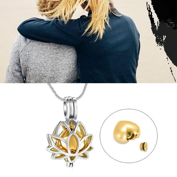 pendant necklaces heart urn chains ashes holder memorial keepsake necklace cremation jewelry for pet/human lotus flower locket, Silver
pendant necklaces heart urn chains ashes holder memorial keepsake necklace cremation jewelry for pet/human lotus flower locket, Silver