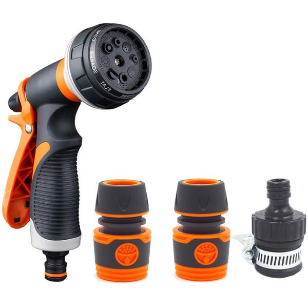 watering equipments 4pcs/set gun garden nozzle hose adjustable water lawn multifunction high pressure sprayer
watering equipments 4pcs/set gun garden nozzle hose adjustable water lawn multifunction high pressure sprayer