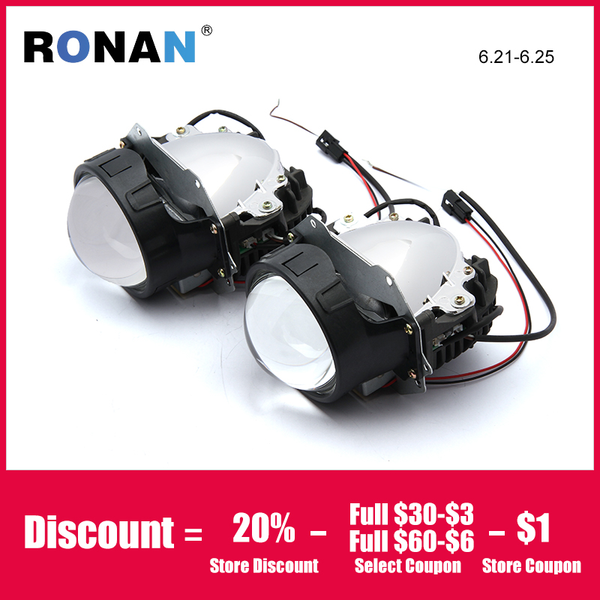 other lighting system ronan car styling 3.0"universal bi led projector headlights lens os- chip super high low beam 5500k auto headlamp
other lighting system ronan car styling 3.0"universal bi led projector headlights lens os- chip super high low beam 5500k auto headlamp