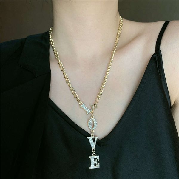 hbp ins simple niche design love letter pendant clavicle neck chain the same temperament bracelet hand adornment women's fashion, Silver
hbp ins simple niche design love letter pendant clavicle neck chain the same temperament bracelet hand adornment women's fashion, Silver