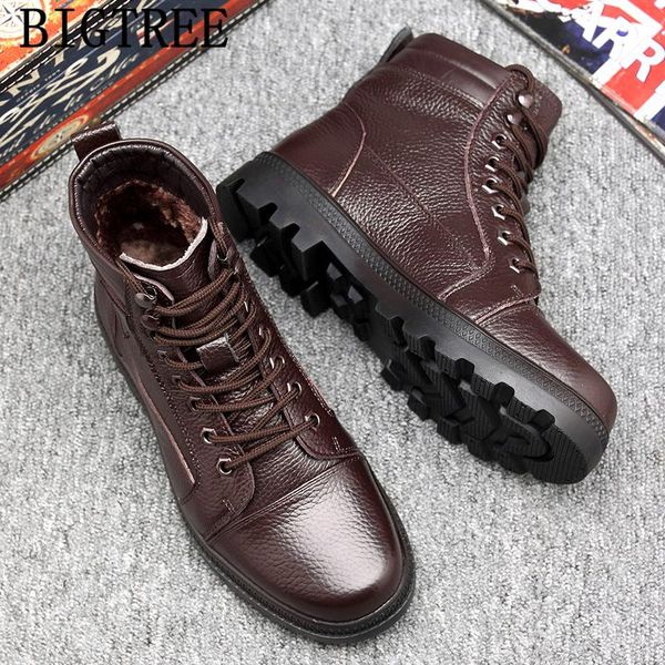 boots men genuine leather snow winter shoes ankle designer zapatillas hombre casual, Black
boots men genuine leather snow winter shoes ankle designer zapatillas hombre casual, Black