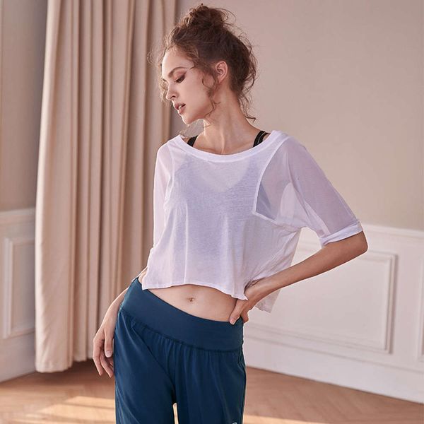 sports jacket blouse loose fashion mesh hollow autumn gym running short sleeve yoga t-shirt, Gray
sports jacket blouse loose fashion mesh hollow autumn gym running short sleeve yoga t-shirt, Gray