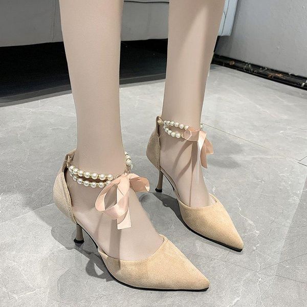 dress shoes solid color lace-up basic thin heels pearl beaded women's autumn fashion single zapatillas mujer, Black
dress shoes solid color lace-up basic thin heels pearl beaded women's autumn fashion single zapatillas mujer, Black