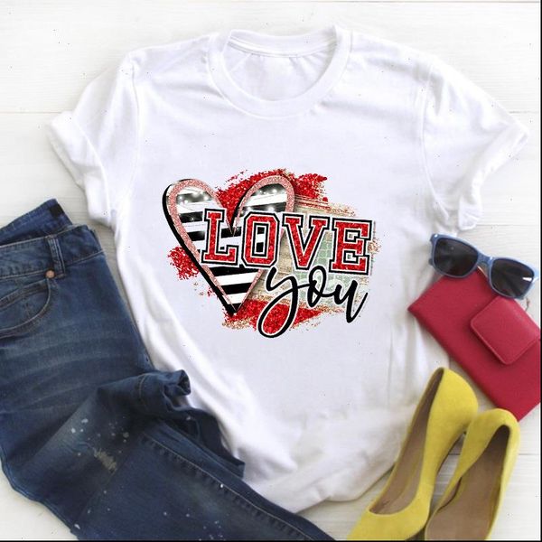 women love sweet striped cartoon valentine print summer female tshirt womens t tee ladies shirt clothes graphic t shirt, White
women love sweet striped cartoon valentine print summer female tshirt womens t tee ladies shirt clothes graphic t shirt, White