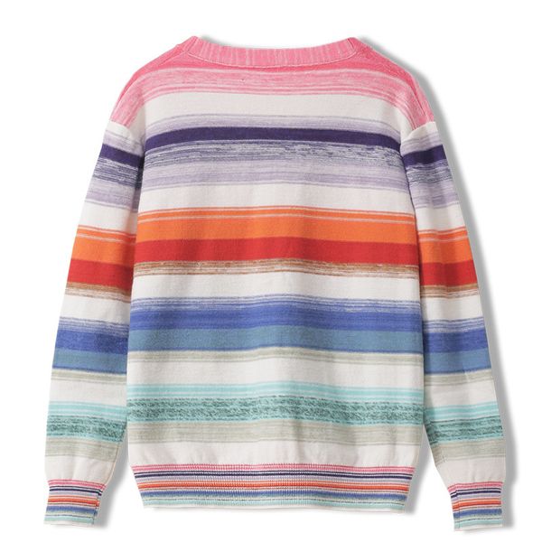 autumn rainbow stripes sweater sleeve single mesh cardigans woman ta2135 1jmp, White;black
autumn rainbow stripes sweater sleeve single mesh cardigans woman ta2135 1jmp, White;black