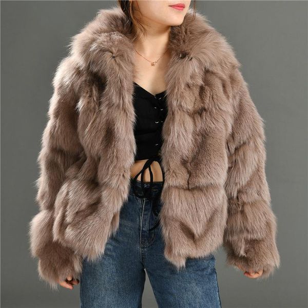 women's fur & faux fashion winter warm real coat natural jacket thick, Black
women's fur & faux fashion winter warm real coat natural jacket thick, Black