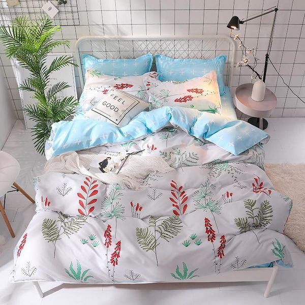 leaves printed soft bed sheet pillowcase duvet cover sets bedding sets single double king size new bedclothes
leaves printed soft bed sheet pillowcase duvet cover sets bedding sets single double king size new bedclothes