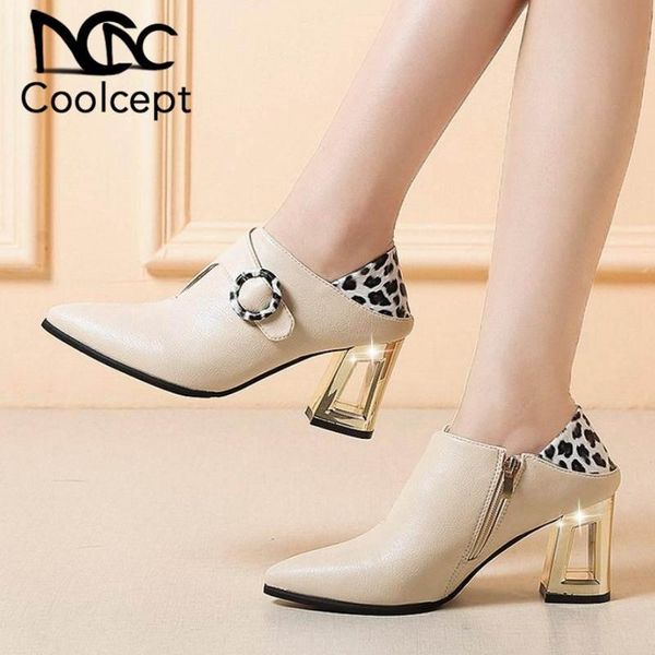 dress shoes coolcept women pumps fashion leopard buckle zipper office ladies high heel hollow out heels party footwear size 35-39, Black
dress shoes coolcept women pumps fashion leopard buckle zipper office ladies high heel hollow out heels party footwear size 35-39, Black