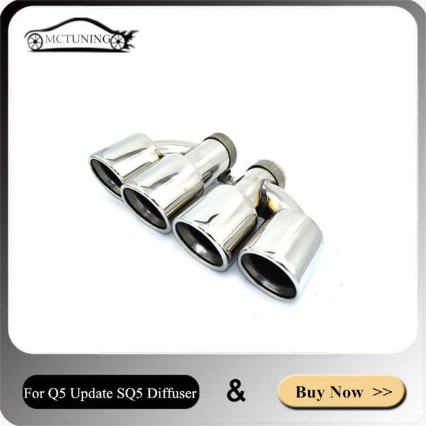motorcycle exhaust system one pair of tip for aud-i q5 update sq5 diffuser black/silver stainless steel tailpipe nozzles muffler pipe
motorcycle exhaust system one pair of tip for aud-i q5 update sq5 diffuser black/silver stainless steel tailpipe nozzles muffler pipe