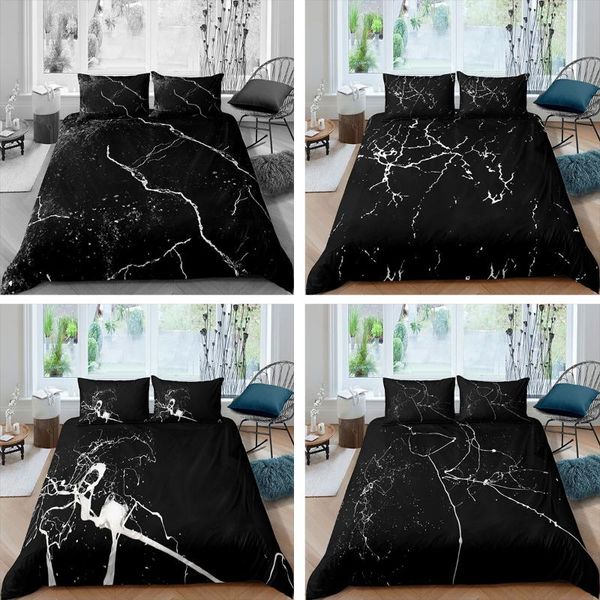 bedding sets 3d duvet cover pillowcase black and white king super twin double full size 160*200cm marble set
bedding sets 3d duvet cover pillowcase black and white king super twin double full size 160*200cm marble set