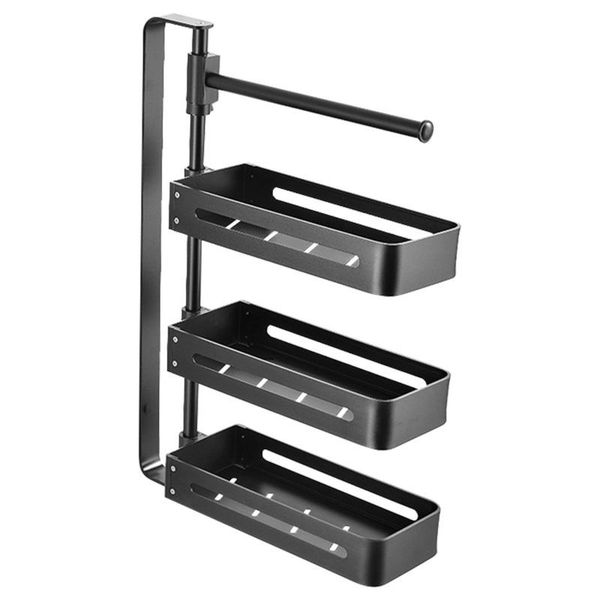 hooks & rails 4-tier wall mounted storage holder rotation kitchen seasoning rack shelf bathroom toiletries home organization shelfs
hooks & rails 4-tier wall mounted storage holder rotation kitchen seasoning rack shelf bathroom toiletries home organization shelfs