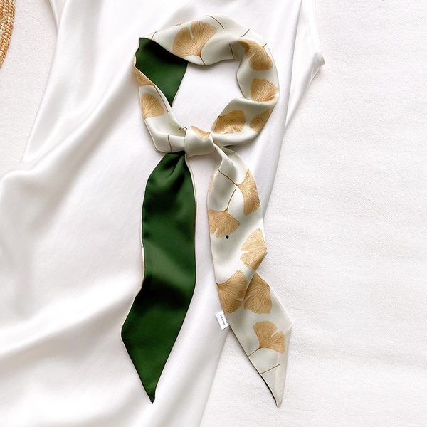 scarves 2021 spring and summer decorative printing women's narrow ribbon collarband hair band bag belt, Blue;gray
scarves 2021 spring and summer decorative printing women's narrow ribbon collarband hair band bag belt, Blue;gray