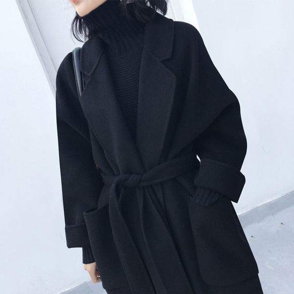 classic coat double-faced cashmere coat woolen coat female 99% sheep cashmere winter women, Tan;black
classic coat double-faced cashmere coat woolen coat female 99% sheep cashmere winter women, Tan;black