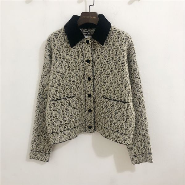 autumn and winter pocket coat sleek v elegant tweed lapel single-breasted cardigan women's clothes t8ra, Black;brown
autumn and winter pocket coat sleek v elegant tweed lapel single-breasted cardigan women's clothes t8ra, Black;brown