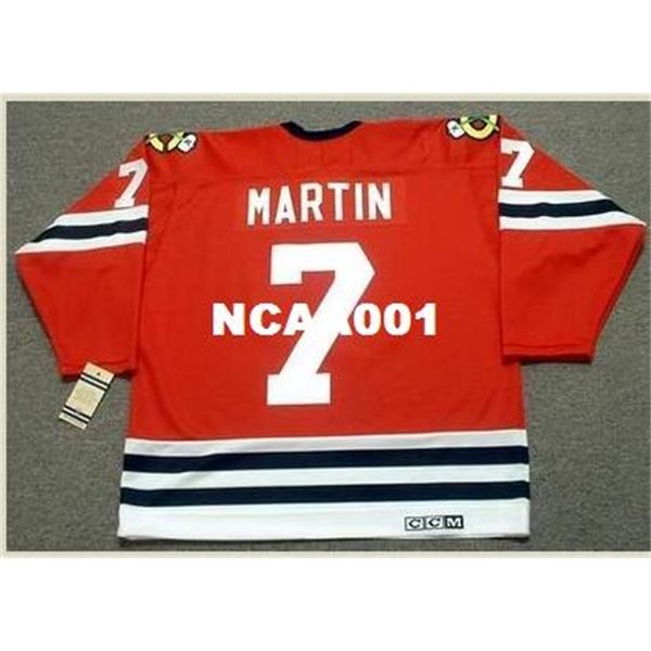 001s #7 pit martin chicago blackhawks 1960's ccm vintage hockey jersey or custom any name or number retro jersey, Black
001s #7 pit martin chicago blackhawks 1960's ccm vintage hockey jersey or custom any name or number retro jersey, Black