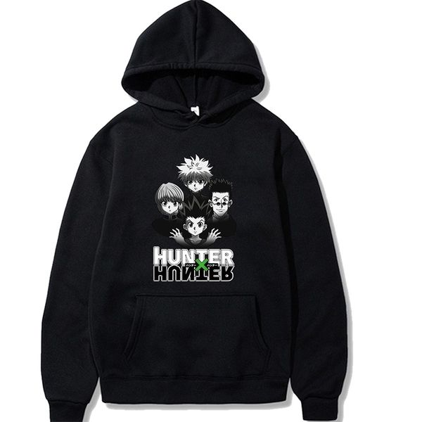 full time cartoon japanese animation x hunter hooded european sweater men's new product hoodie, Black
full time cartoon japanese animation x hunter hooded european sweater men's new product hoodie, Black