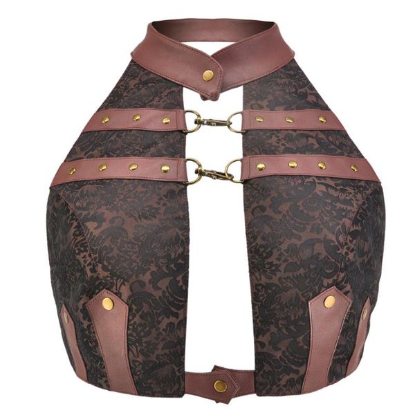 women's tanks & camis brown brocade& faux leather short backless halter vintage gothic clothing punk rock accessories steampunk clo, White
women's tanks & camis brown brocade& faux leather short backless halter vintage gothic clothing punk rock accessories steampunk clo, White