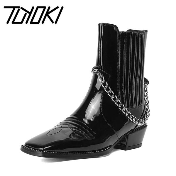 boots tuyoki women ankle winter warm shoes fashion square toe party footwear size 34-43, Black
boots tuyoki women ankle winter warm shoes fashion square toe party footwear size 34-43, Black