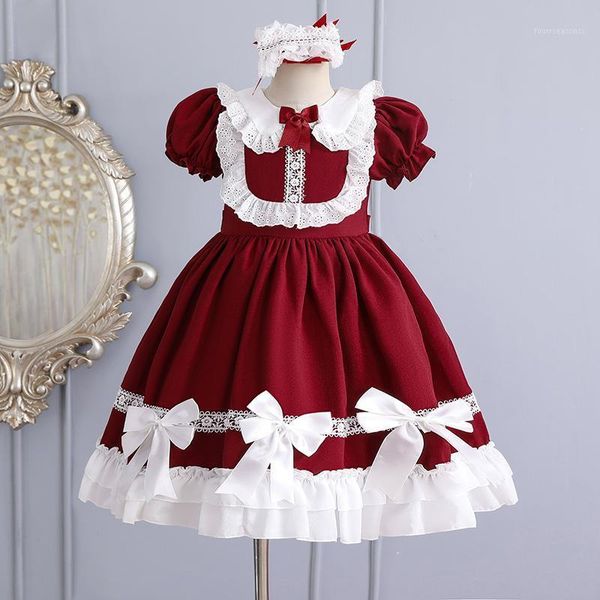 girl's dresses girls maid outfit anime lovely long dress pink and red wine apron bow-knot lolita casual party cosplay costume1, Red;yellow
girl's dresses girls maid outfit anime lovely long dress pink and red wine apron bow-knot lolita casual party cosplay costume1, Red;yellow