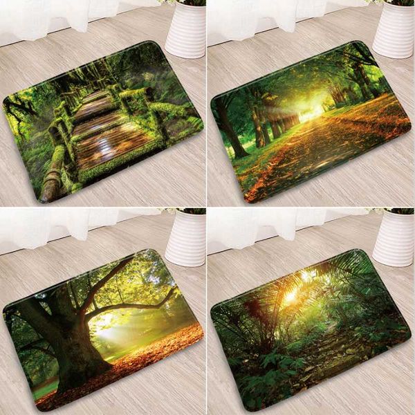 bath mats natural scenery bathroom mat forest plants green leaves wooden bridge pink flower bedroom kitchen flannel non-slip rug washable
bath mats natural scenery bathroom mat forest plants green leaves wooden bridge pink flower bedroom kitchen flannel non-slip rug washable