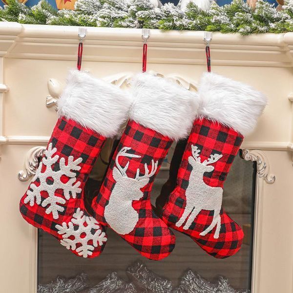 christmas decorations decoration embroidery checkered stocking gift bag candy snowflake for the elderly1
christmas decorations decoration embroidery checkered stocking gift bag candy snowflake for the elderly1