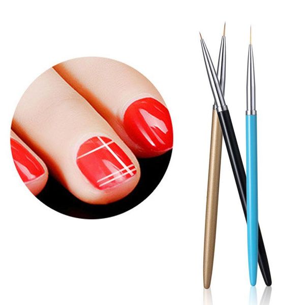 nail brushes 3 pcs professional art brush liner pens metal handle for uv gel polish painting drawing pull pen manicure, Yellow
nail brushes 3 pcs professional art brush liner pens metal handle for uv gel polish painting drawing pull pen manicure, Yellow