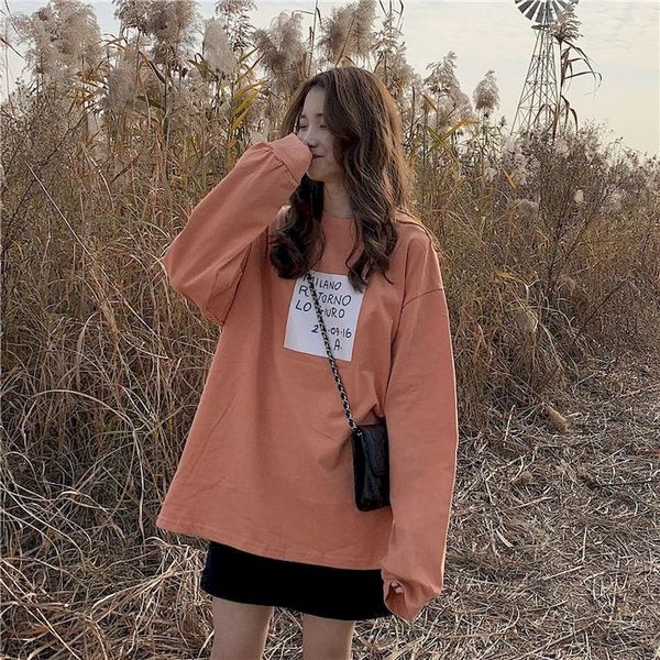 oversized long sleeve t-shirts women spring printed harajuku womens autumn street wear simple korean style loose students, Black
oversized long sleeve t-shirts women spring printed harajuku womens autumn street wear simple korean style loose students, Black