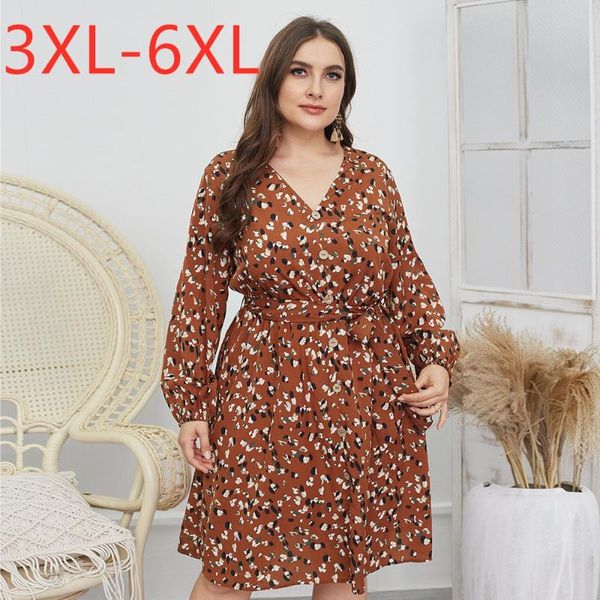 casual dresses 2021 ladies spring autumn plus size midi dress for women large long sleeve loose floral print 3xl 4xl 5xl 6xl, Black;gray
casual dresses 2021 ladies spring autumn plus size midi dress for women large long sleeve loose floral print 3xl 4xl 5xl 6xl, Black;gray