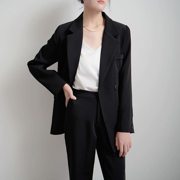 women's suits & blazers oversized blazer women cardigan suit jacket casual ladies business wear womens mb2b, White;black
women's suits & blazers oversized blazer women cardigan suit jacket casual ladies business wear womens mb2b, White;black