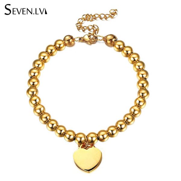 charm bracelets stainless steel love heart pendant bracelet fashion jewelry titanium handmade beaded gift for women, Golden;silver
charm bracelets stainless steel love heart pendant bracelet fashion jewelry titanium handmade beaded gift for women, Golden;silver