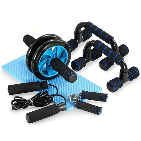 6pcs/set muscle trainer ab wheel roller kit press roller push-up bar jump rope hand gripper knee pad abdominal fitness equipment
6pcs/set muscle trainer ab wheel roller kit press roller push-up bar jump rope hand gripper knee pad abdominal fitness equipment