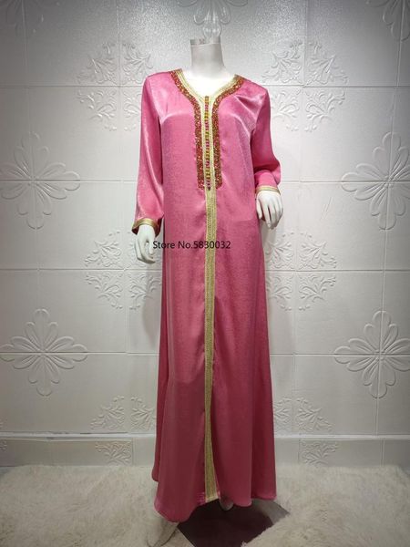 casual dresses ramadan eid pink maxi dress for women modest muslim turkey arabic dubai diamond ribbon v neck long sleeve jalabiya 2021, Black;gray
casual dresses ramadan eid pink maxi dress for women modest muslim turkey arabic dubai diamond ribbon v neck long sleeve jalabiya 2021, Black;gray