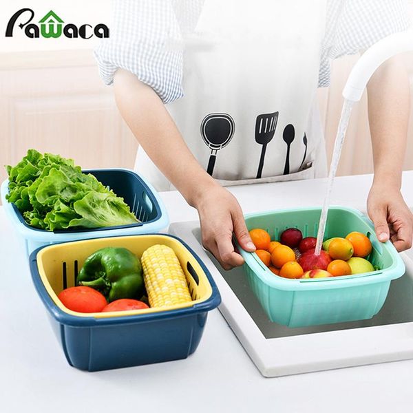 storage bottles & jars fridge fresh-keeping box double-layer drain basket with lid pp square fruit vegetable 1 pcs kitchen case
storage bottles & jars fridge fresh-keeping box double-layer drain basket with lid pp square fruit vegetable 1 pcs kitchen case