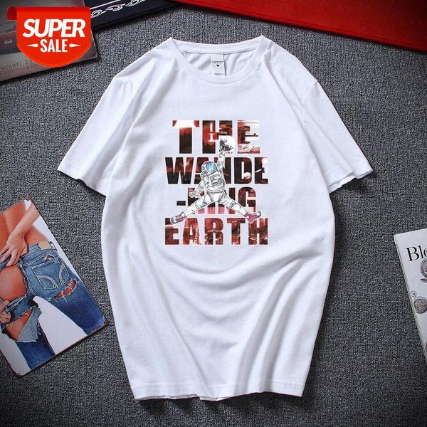 Summer Camiseta Masculina Streetwear Unisex T-shirt The Wande Ring Earth Astronauts T shirts Top Cotton Short Sleeve Tee shirt #AY2J, White;black
Summer Camiseta Masculina Streetwear Unisex T-shirt The Wande Ring Earth Astronauts T shirts Top Cotton Short Sleeve Tee shirt #AY2J, White;black