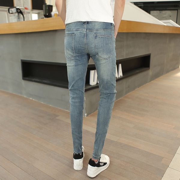 Spring Summer 2021 New Ny Korean All Game Ripped Denim Hip Hop Men Streetwear Thin Casual Fit of Brim Pants 1WF3, Blue
Spring Summer 2021 New Ny Korean All Game Ripped Denim Hip Hop Men Streetwear Thin Casual Fit of Brim Pants 1WF3, Blue