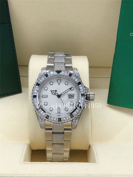 luxury u1 factory 8 style two tone diamond 116659 white dial diamond bezel sapphire 40mm automatic date men men's watch watches wristwa, Slivery;brown
luxury u1 factory 8 style two tone diamond 116659 white dial diamond bezel sapphire 40mm automatic date men men's watch watches wristwa, Slivery;brown
