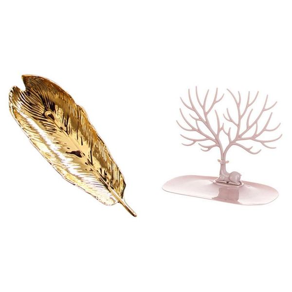 jewelry pouches, bags 2pcs tray women's dressing table fine leaf with rack storage display light pink, Pink;blue
jewelry pouches, bags 2pcs tray women's dressing table fine leaf with rack storage display light pink, Pink;blue