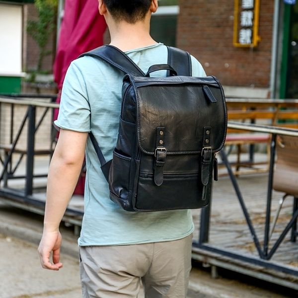 men's bag 2019 creative new crazy horse leather leisure travel large capacity backpack
men's bag 2019 creative new crazy horse leather leisure travel large capacity backpack
