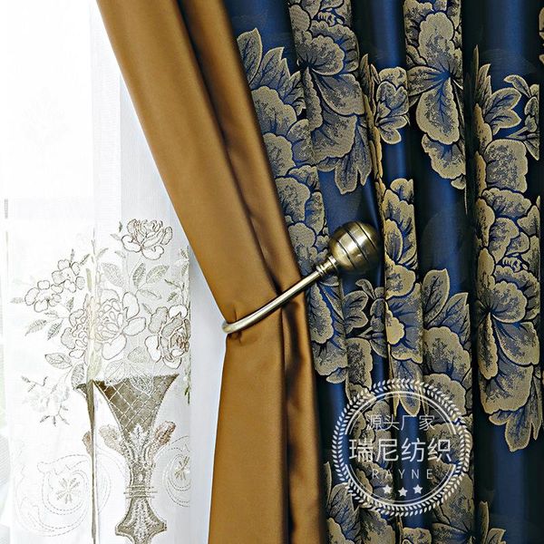 custom high-end blue jacquard curtains for living room bedroom study stitching high precision jacquard curtain embroidered tulle
custom high-end blue jacquard curtains for living room bedroom study stitching high precision jacquard curtain embroidered tulle