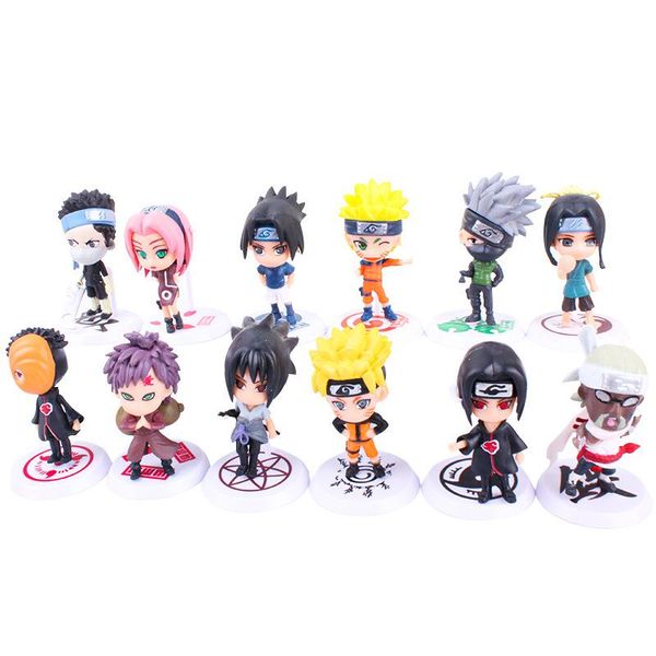 party favor 6pcs naruted doll kawaii japanese action figure anime children's happy birthday gifts 7cm pvc model toys
party favor 6pcs naruted doll kawaii japanese action figure anime children's happy birthday gifts 7cm pvc model toys