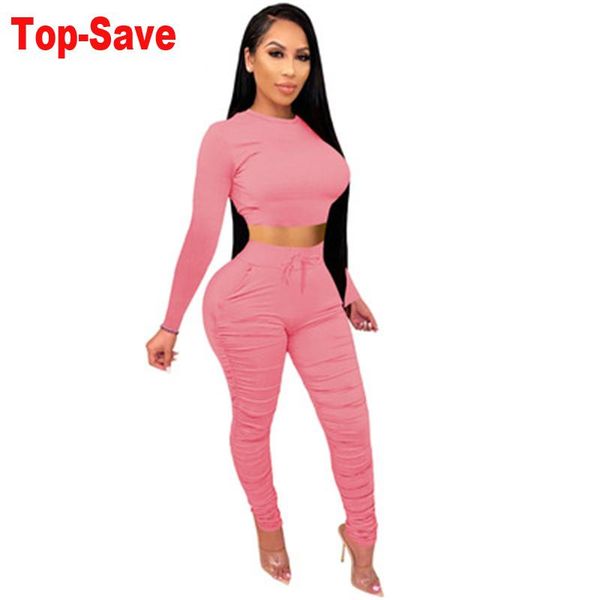 women's two piece pants 2021 autumn winter women clothing set solid stacked pleated cotton long sleeve crop sports suit sweatpants, White
women's two piece pants 2021 autumn winter women clothing set solid stacked pleated cotton long sleeve crop sports suit sweatpants, White