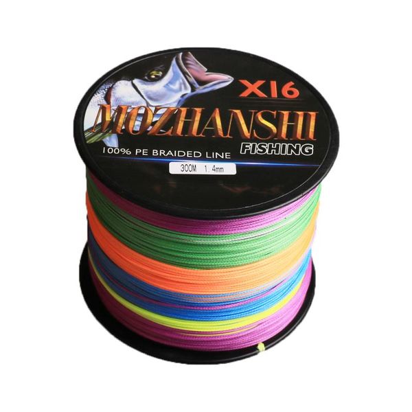 mozhanshi 16 strands 300m super strong 0.16mm-2.5mm 100% pe braide multifilament fishing line material from japan
mozhanshi 16 strands 300m super strong 0.16mm-2.5mm 100% pe braide multifilament fishing line material from japan