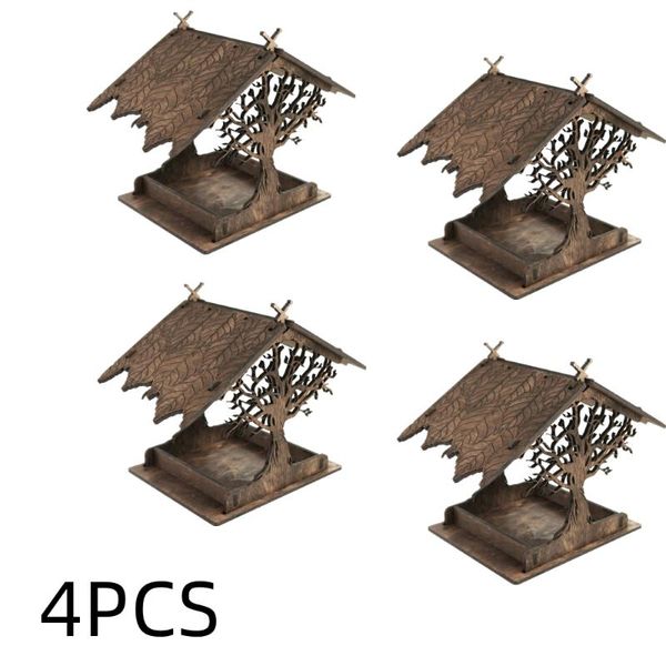 bird cages 1 set of 4 pcs wooden house feeder perfect gift hanging supplies elegantly crafted high quality
bird cages 1 set of 4 pcs wooden house feeder perfect gift hanging supplies elegantly crafted high quality