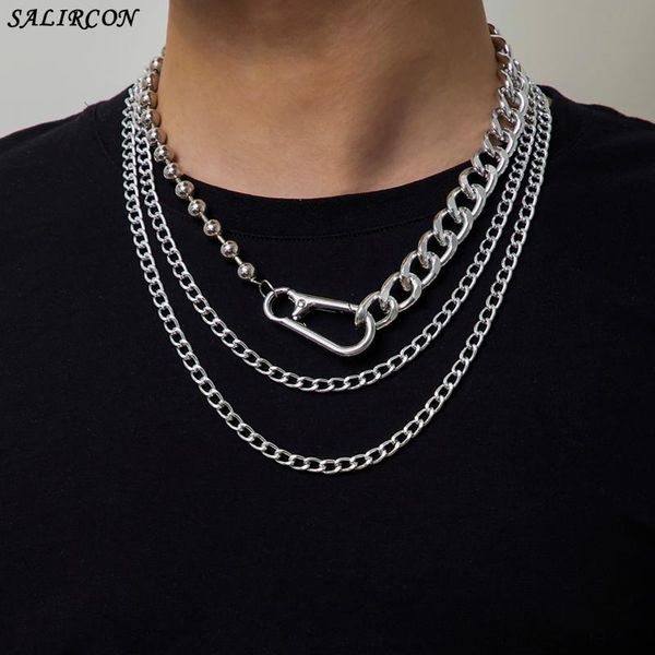punk silver color chunky key lock choker necklace for women men vintage multi layer chains necklace statement fashion jewelry
punk silver color chunky key lock choker necklace for women men vintage multi layer chains necklace statement fashion jewelry