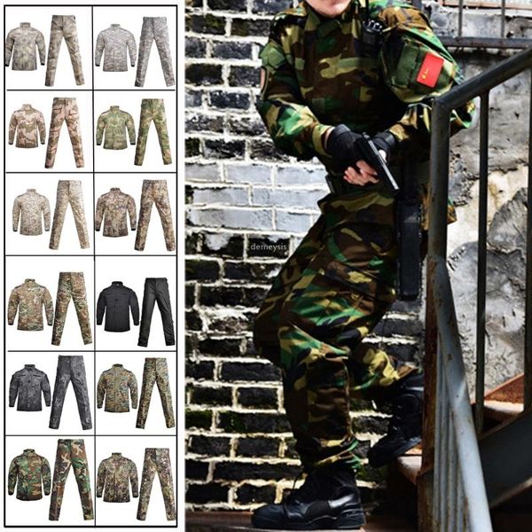 hunting sets mens tactical bdu uniform army camouflage paintball clothing camo combat suit jacket shirt & pants
hunting sets mens tactical bdu uniform army camouflage paintball clothing camo combat suit jacket shirt & pants