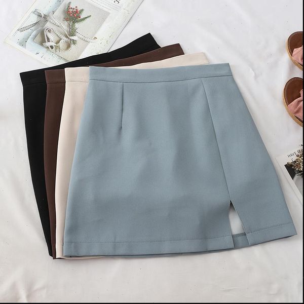 women skirt split a line high waist mini skirts preppy style ladies elegant casual 2021 summer skirts for women, Black
women skirt split a line high waist mini skirts preppy style ladies elegant casual 2021 summer skirts for women, Black