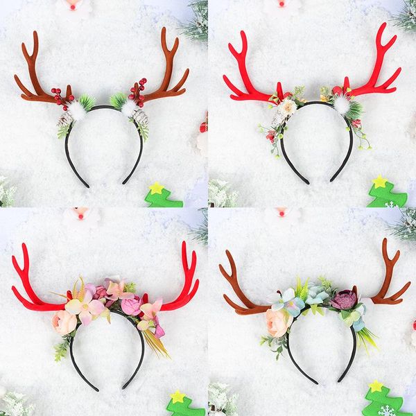hair accessories christmas red flocking big antlers headband flower girl dance shooting headdress, Slivery;white
hair accessories christmas red flocking big antlers headband flower girl dance shooting headdress, Slivery;white
